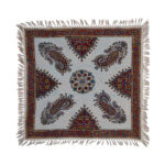 Persian Tablecloth: Isfahan's Traditional Kalamkari Block Print Paisley