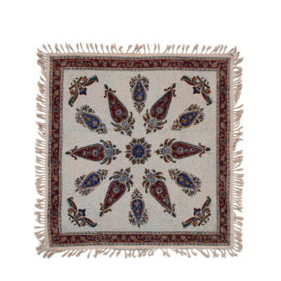 Persian Tablecloth: Isfahan’s Traditional Kalamkari Block Print Shining Sun