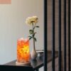 Persian Salt Chunks Lamp - Modern Cylindrical Design