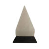 Pyramid Salt Lamp - Handcrafted with Wooden Base