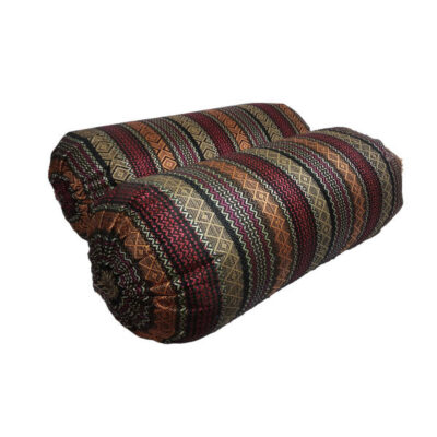Set of 2 Traditional Persian Bolster Backrest Pillows Tubular Rangha