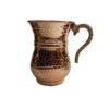 Persian Copper Cup - Set of 6 Handcrafted with Handle for Cold Drinks - Hammered