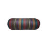 Traditional Persian Cylindrical Bolster Pillow with Elegant Jajim Fabric Stripped