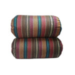 Set of 2 Traditional Persian Bolster Backrest Pillows Tubular