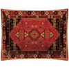 Traditional Persian Velvet Backrest Pillow Square Design