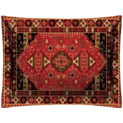 Traditional Persian Velvet Backrest Pillow Square Design