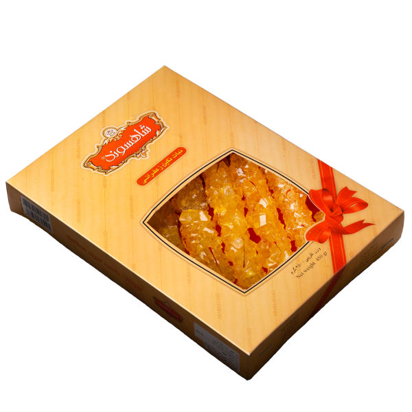 Nabat – Persian Saffron-Flavored Hard Rock Candy Shahsavand 450 gr, (3x)