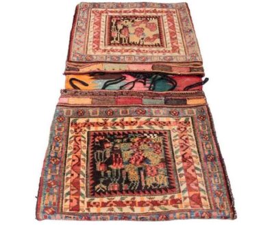 Vintage Persian Saddle Bag – Handwoven & Second-Hand Tōbrag 102258