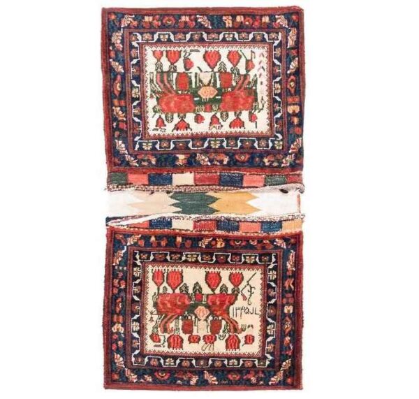 Vintage Persian Saddle Bag – Handwoven & Second-Hand Tōbrag 456604