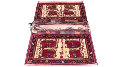 Vintage Persian Saddle Bag – Handwoven & Second-Hand Tōbrag 102273