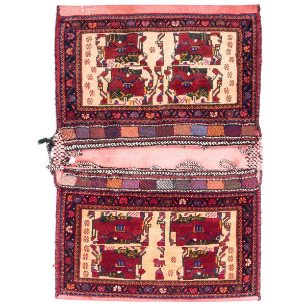 Vintage Persian Saddle Bag – Handwoven & Second-Hand Tōbrag 102273