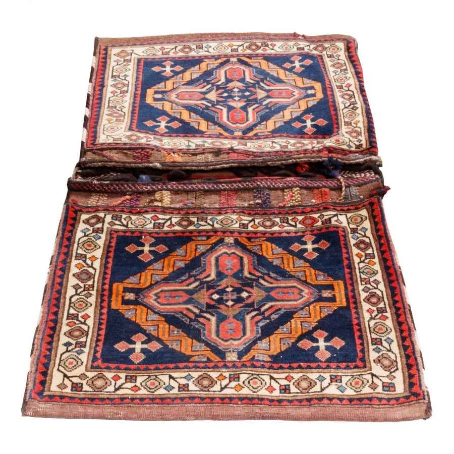 Vintage Persian Saddle Bag – Handwoven & Second-Hand Tōbrag 187412
