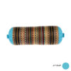 Traditional Persian Cylindrical Bolster Pillow with Elegant Jajim Fabric