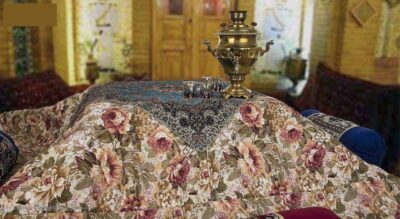Persian Korsi Quilt – Thick, Heavy, and Warm Double Sized Nasim