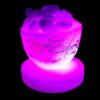 Islamic Bowl Salt Lamp Handcrafted with Wan Yakad Verse Calligraphy