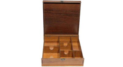 Khatoon Persian Wooden Tea Organizer with Chests
