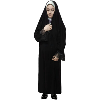 Islamic Arabic Black Chador Abaya Hejab with Sleeves for Women and Praying – Tchador Hadis