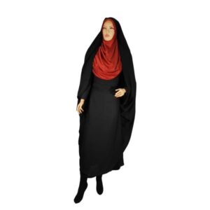 Arabic Women Namaz Black Tchador Model Hijab