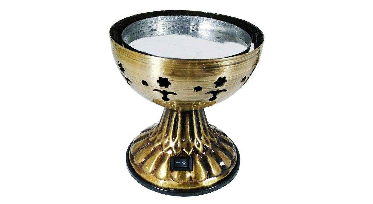 Electric Metal Bakhoor and Esfand Burner – Cupreous Style