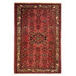 Persian Wool Carpet Hand-Knotted with Intricately Medallion Design Nour