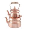Persian Copper Double Teapot Durable and Hammered Mesalin