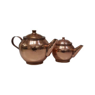 Persian Copper Double Teapot Durable and Hammered Top