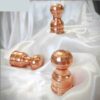 Set of 3 Persian Copper Salt & Pepper Shakers Hammer