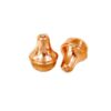 Set of 2 Persian Copper Salt & Pepper Shakers Gold Pear