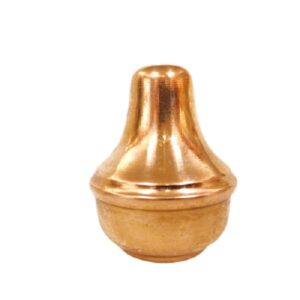 Set of 2 Persian Copper Salt & Pepper Shakers Gold Pear
