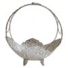 Iranian Filigree Malileh-Kari Silver Fruit Bowl Model Mah