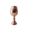 Handcrafted Persian Copper Wine Glass Stemware - Hammered Model Shiny