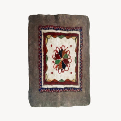 Persian Wool Felt Rug 100% Natural and Handmade Tb301