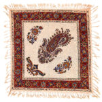 Iranian Tablecloth: Isfahan's Traditional Kalamkari Block Print Majnooni