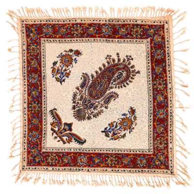 Iranian Tablecloth: Isfahan’s Traditional Kalamkari Block Print Majnooni