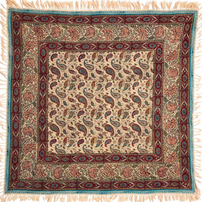 Iranian Tablecloth: Isfahan’s Traditional Kalamkari Block Print Majnooni