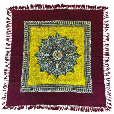 Iranian Tablecloth: Isfahan’s Traditional Kalamkari Block Print Shams