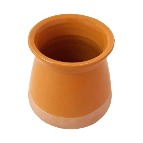 Iranian Pottery Dizi Pot Model Mustard Yellow