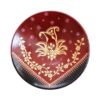 Decorative Pottery Plate Hand-Painted Zereshki
