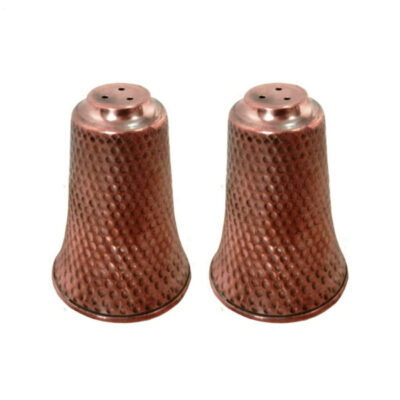 Set of 2 Persian Copper Salt & Pepper Shakers Almas