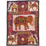 Hand Embroidered Tablecloth Model Circus