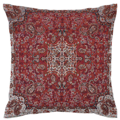 Persian Termeh Cushion Cover – Model Mahshid | Authentic Silk Fabric