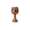 Handcrafted Persian Copper Wine Glass Stemware - Hammered Model Mahtab
