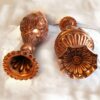 Handcrafted Persian Engraved Copper Vase Decorative - Set of 2