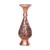 Handcrafted Persian Engraved Copper Vase Decorative Zanjani