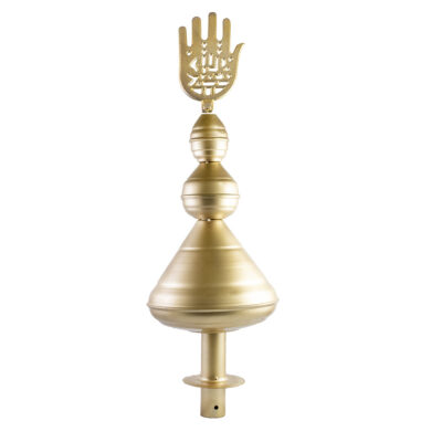 Islamic Metal Hamsa – The Hand of Fatima & Qibla Symbol