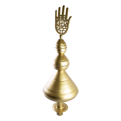 Islamic Metal Hamsa – The Hand of Fatima & Qibla Symbol