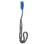 Persian Neyshabur Turquoise Rosary: Prayer 33 Beads Handcrafted Tasbih Lavan