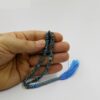 Persian Neyshabur Turquoise Rosary: Prayer 66 Beads Handcrafted Tasbih Mahan
