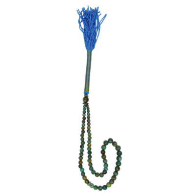 Persian Neyshabur Turquoise Rosary: Prayer 66 Beads Handcrafted Tasbih