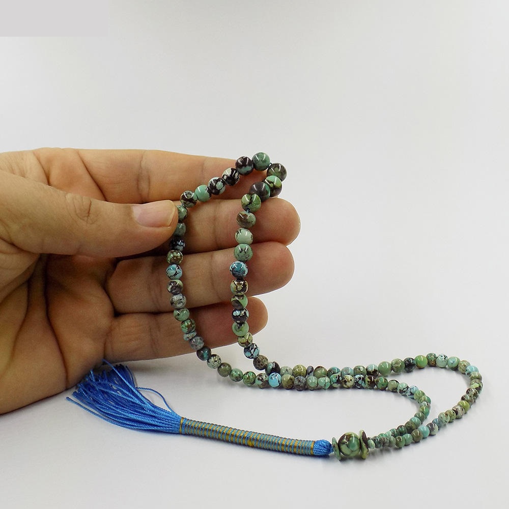 Iranian Turquoise Tesbih Prayer Beads Model Neyshabour I - ShopiPersia